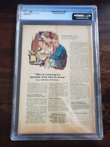 Fantastic Four 65 CGC 4.5 1st appearance of Ronan the Accuser