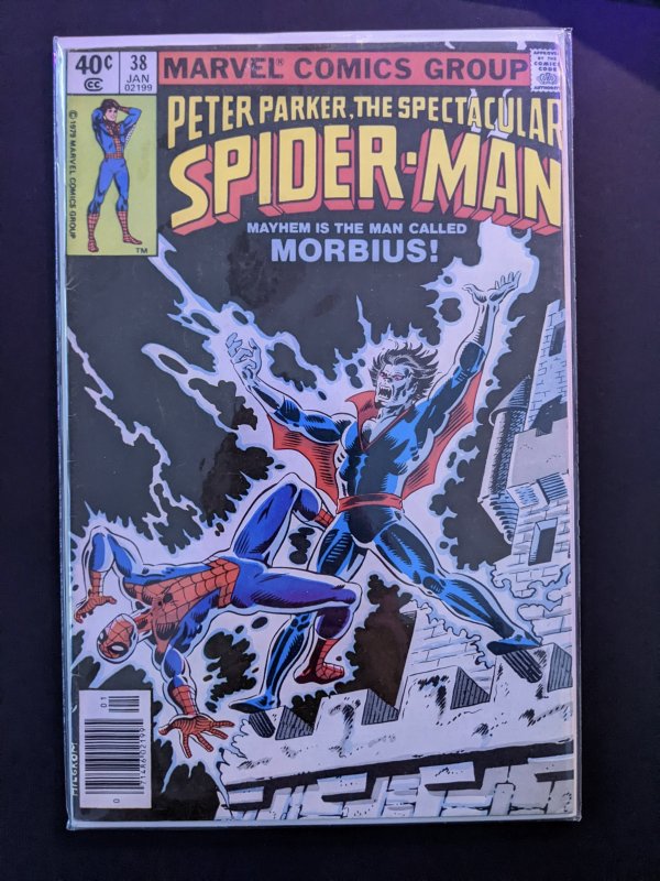 The Spectacular Spider-Man #38 (1980) Morbius!!