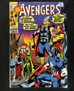 Avengers #92 Neal Adams Cover! Iron Man! Captain America!