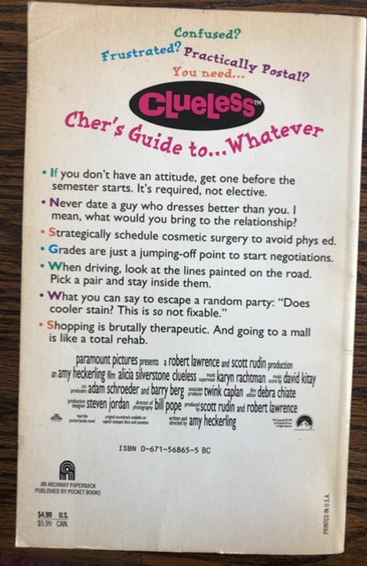 Clueless Cher‘s guide to… Whatever, 1995, 81p