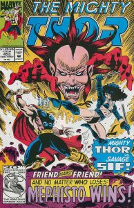 Thor #453 FN ; Marvel | Mephisto Tom DeFalco