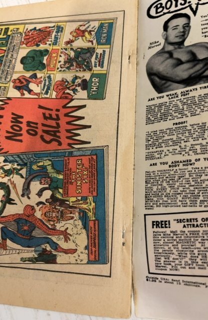 Fantastic Four Annual #2 (196 final victory of dr doom  -1,5 inch spine split