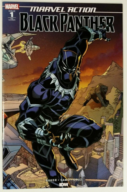 Marvel Action Black Panther #1 Alex Milne 1000 Print Cover  (2019) NM or better!