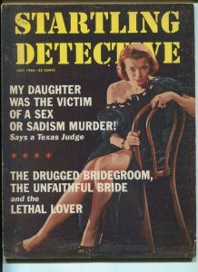 STARTLING DETECTIVE-06/1966-MY DAUGHTER WAS THE VICTIM-SADISM MURDER VG