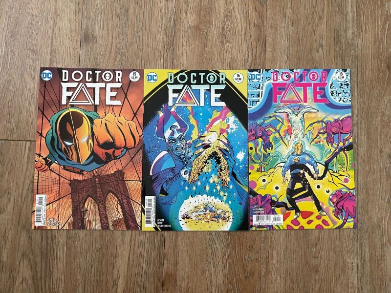 Doctor Fate #15 16 18 lot of 3 DC 2016 NM 9.4