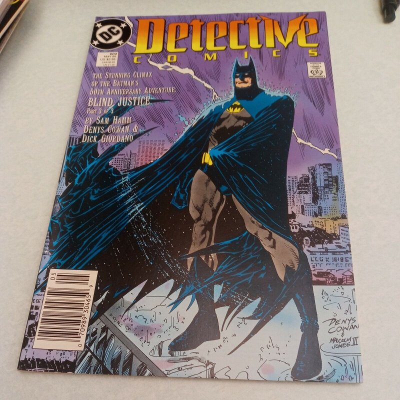 Detective Comics #600 (May, 1989) newsstand ed Eisner Sprang Adams Wrightson art
