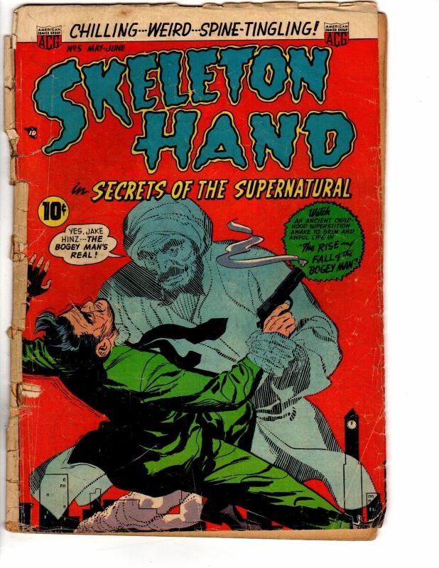 SKELETON HAND (1953) 5 POOR May-June 1953