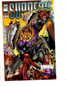 Lot Of 11 Supreme Image Comic Books # 1 2 3 (2) 4 5 6 7 8 9 10 Rob Liefeld CR30