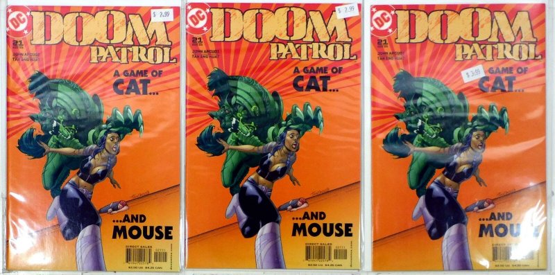 Doom Patrol Lot of 3 #21 x3 (2003) DC Comics 1st Print Comic Books