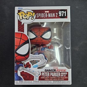 Funko Pop! Spider-Man 2 Gamer Verse PETER PARKER (advanced suit 2.0) #971