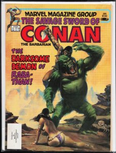 The Savage Sword of Conan #84 (1983) Conan