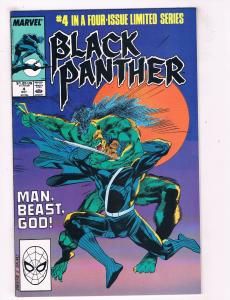 Black Panther (1988 Marvel Mini-Series) #4 Comic Book Wakanda HH4 AD38