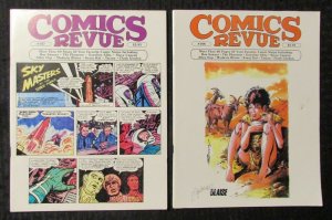 2001 COMICS REVUE Magazine #187 #188 FN- 5.5 LOT of 2 Sky Masters / Tarzan