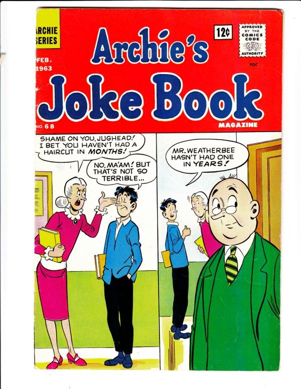 Archie's Joke Book #68 (Feb-63) VF+ High-Grade Archie, Betty, Veronica, Reggi...