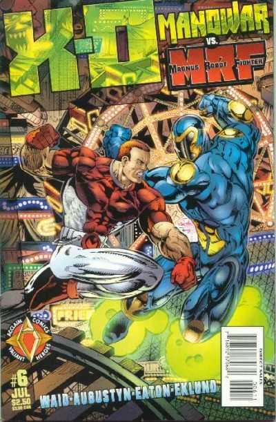 X-O Manowar (1996 series)  #6, NM + (Stock photo)