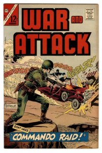 War and Attack #58 Dick Giordano Cover Feb 1967 Charlton  Army   HIGH GRADE !!!