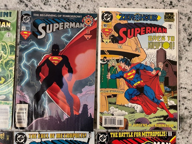 6 Superman DC Comic Books # 90 91 92 93 0 94 Batman Flash Atom Arrow J961