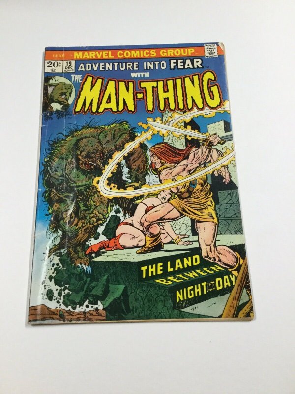 adventure into fear with man-thing 1st howard the duck vg very good 4.0 Marvel