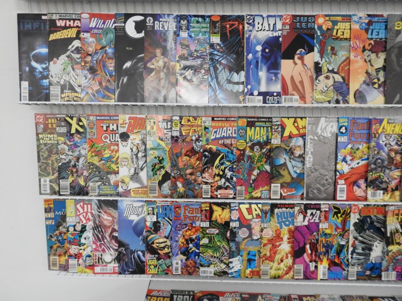 Huge Lot of 180 Comics W/ Spider-Man, Batman, Avengers! Avg. FN+ Condition!