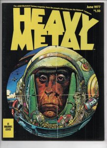 HEAVY METAL #3, VF+, June 1977, Richard Corben, Moebius, Bode, more in store