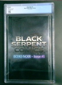 Echo Noir #1 Rogue Cosplay Exclusive Virgin Variant Black Serpent Comics CGC 9.8