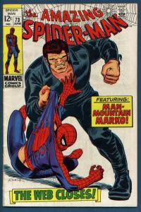 Amazing Spider-Man  #73 FN/VF 7.0 1st Silvermane, 1st Man Mountain Marko