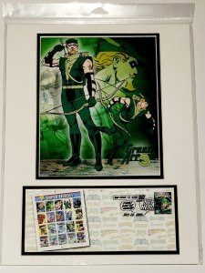 12×16 GREEN ARROW DC 2006 Comic Con Stamp Art USPS/SDCC 1st DAY Art