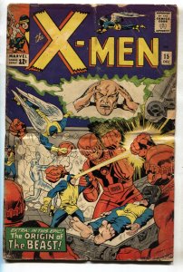 X-MEN-#15--comic book--MARVEL--Beast origin--G