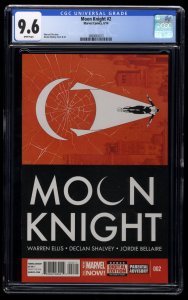 Moon Knight (2014) #2 CGC NM+ 9.6 White Pages