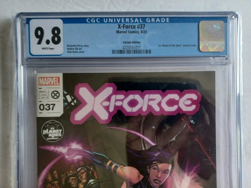 X-force #37 Davis Planet Of The Apes Variant - 2023 - CGC 9.8