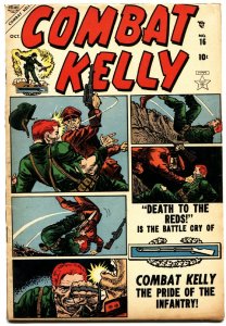 COMBAT KELLY #16 Wild Sumo wrestler vs. Commies story. FN+