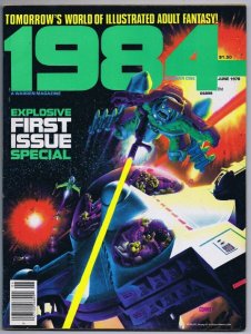 ORIGINAL Vintage June 1978 1984 Adult Fantasy Magazine #1