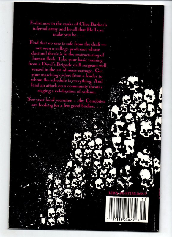 Hellraiser #11 - Clive Barker - Epic - 1992 - (-NM)