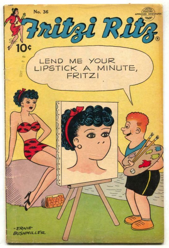 Fritzi Ritz Comics #36 1954-Ernie Bushmiller- G