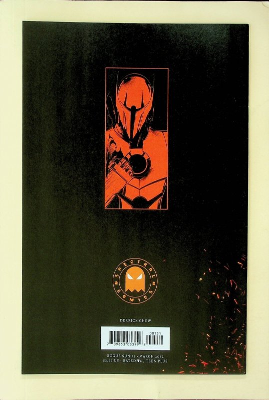 Rogue Sun #1 Spectra Comics Derrick Chew 2022 Modern Age