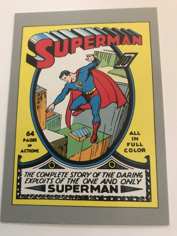 Superman #1 GA Cover (1939) #177 card : 1992 DC Series 1; NM, IMPEL