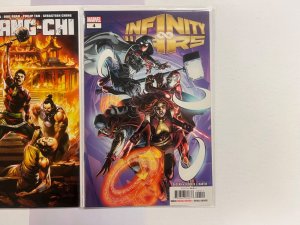 2 Marvel Comics Infinity Wars # 4 + Shang-Chi # 5 Spiderman Thor Hulk 5 SM5