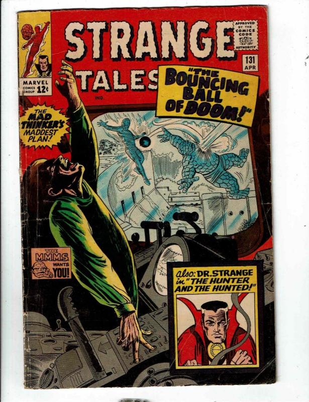 Strange Tales # 131 VG/FN Marvel Comic Book Nick Fury Doctor Strange FH1