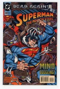 Superman: The Man of Steel #40 Louise Simonson Brainiac New Gods NM