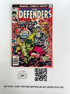 The Defenders # 43 FN Marvel Comic Book Hulk Dr. Strange Valkyrie X-Men 14 J890