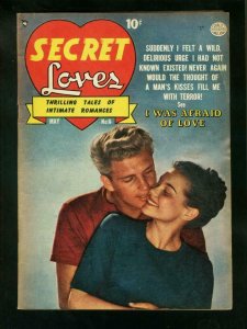 SECRET LOVES #4 1950-QUALITY COMICS-PHOTO COVER-FASHION-fine FN