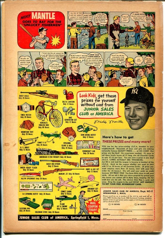 Adventures of Rex The Wonder Dog #34  1957 - DC  -G - Comic Book