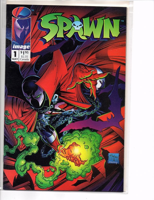 Image Comics Spawn #1 Todd McFarlane 1st App. Spawn, Malebolgia, Sam & Twitch