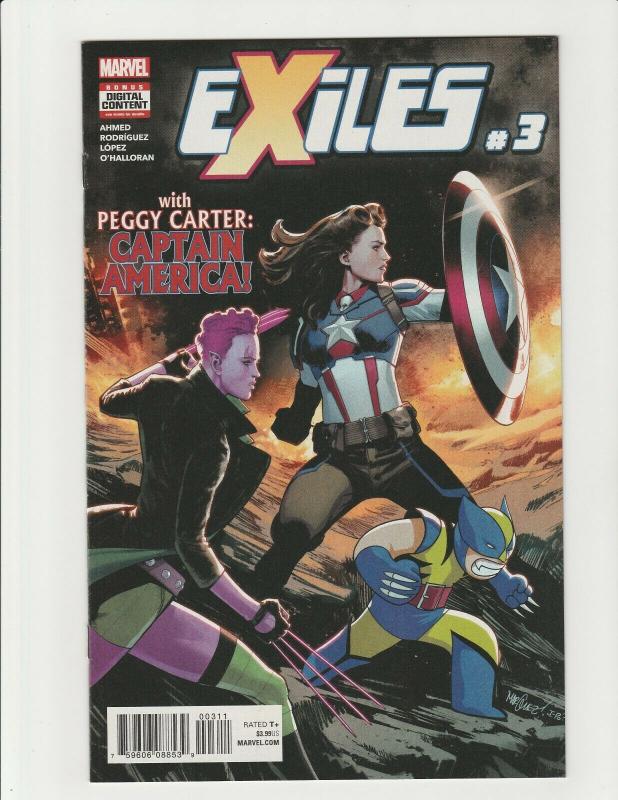 Exiles #3 (Marvel 2018) Peggy Carter as Captain America