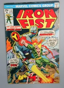 Iron Fist #3 Atomic Man, Marvel Comics 1976 JR1