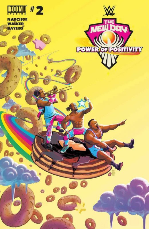 WWE: NEW DAY: POWER OF POSITIVITY #2 CVR A BAYLISS - BOOM! STUDIOS - AUGUST 2021