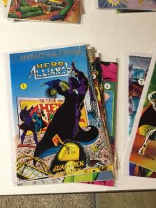 Hero Allliance Justice Machine 1 3 4 5 6 7 Innovation Comics Lot