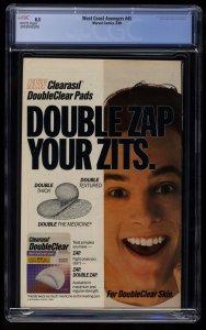 West Coast Avengers #45 CGC VF+ 8.5 Newsstand Variant 1st White Vision!