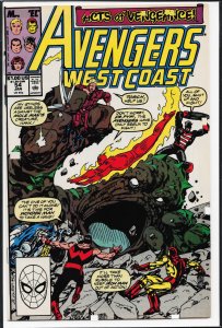 Avengers West Coast #54 (1990) West Coast Avengers / Avengers West Coast