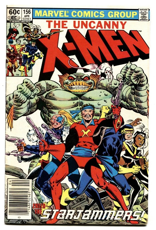 X-MEN #156 1982- STARJAMMERS appearance -MARVEL F/VF 